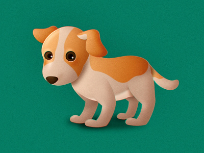 Little Jack 2d cartoon character characterdesign design dog illustration jackrussell puppy vector