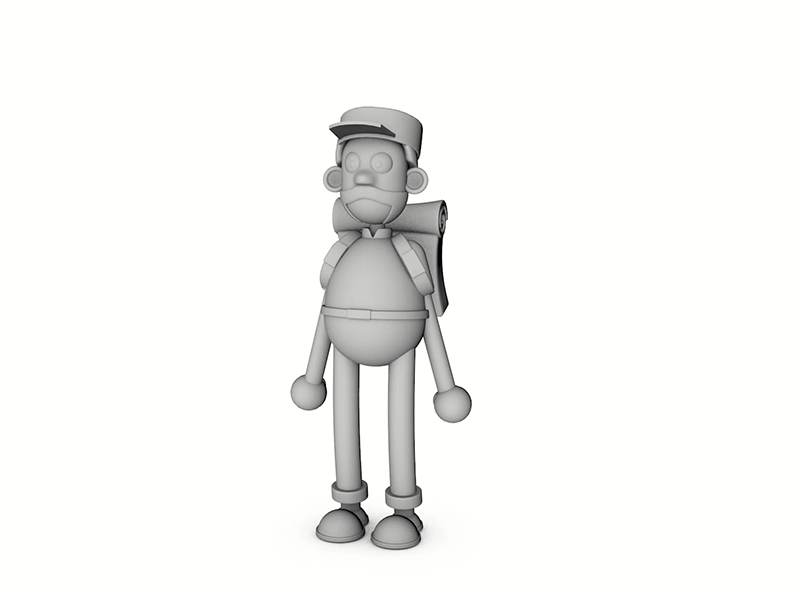 My 3D chracter animation WIP 3d animation c4d cartoon character characterdesign cinema4d modeling modeling clay rigging wip