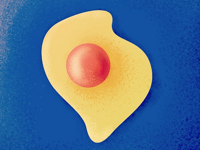 Grainy egg breakfast egg grainy illustration