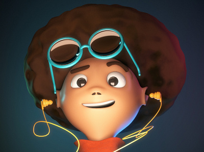 Boy 3d boy c4d cartoon character characterdesign cinema4d cute redshift render