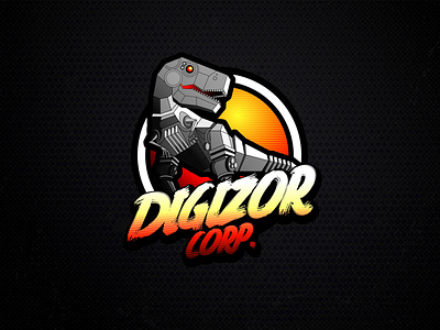 Digizor Corp 01 cartoon design illustration logo vector
