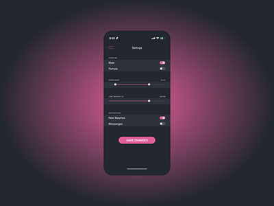 #daily UI #007 "Settings" app appdesign bechance branding creative dailyui design dribble graphic design illustration logo ui uidesign uitrends uiux ux uxdesign vector web webdesign