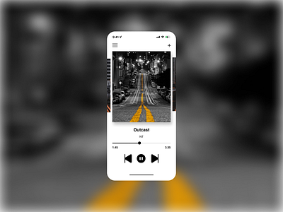 #daily UI #009 "Music Player"