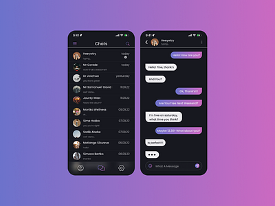 #daily UI #013 "Direct Messaging"