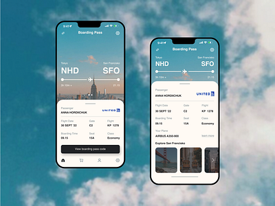 #daily UI #024 "Boarding Pass"