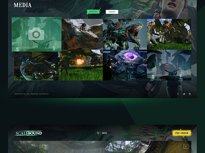 Scalebound - Web Design Concept by Ditex on Dribbble