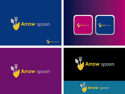 Arrow Spoon Logo design