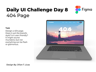 Daily UI Challenge Day 8: 404 Page app dailyui design figma ui uiux
