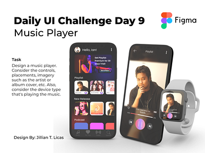 Daily UI Challenge: Music Player app app icon dailyui design figma ui uiux