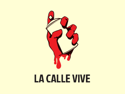 La Calle Vive art branding charity illustration linework logo street tshirts