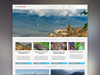 GoArmenia Website redesign