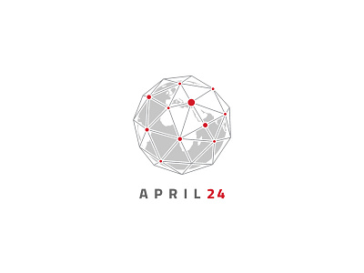 April 24 24 april armenian genocide globe logo network nodes red