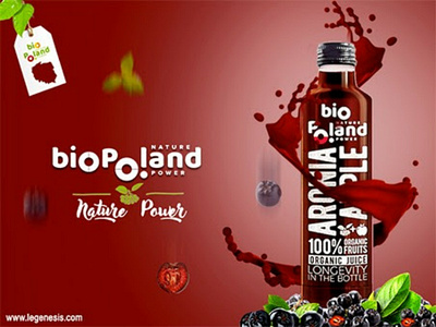 Biopoland aronia ad design socialmedia branding poland