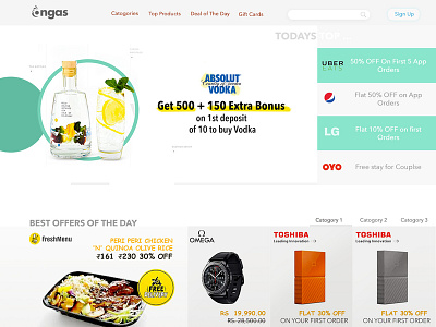 Coupon Website Design design graphic design layout design ui ui design