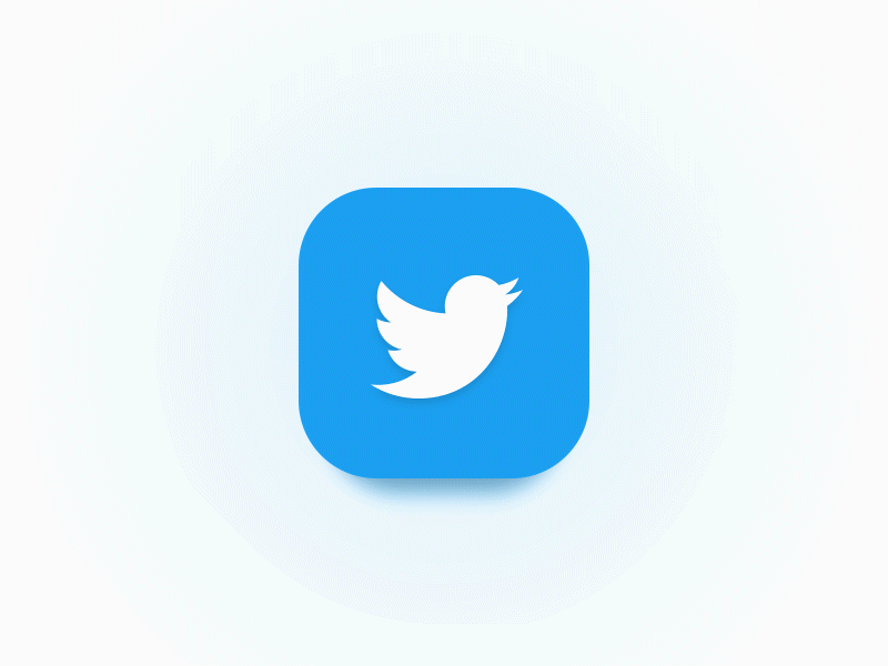 App Icon animation app bounce icon trampoline twitter ui