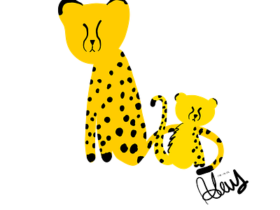 Cheetah & Cub