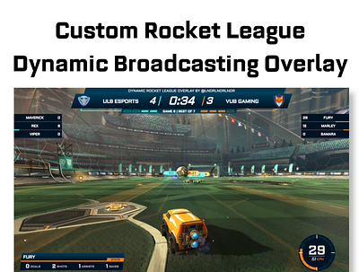 Custom Rocket League Casting Overlay custom stream overlays design dynamic overlay graphic design illustration logo overlay rlcs rocket league rocket league broadcast overlay rocket league casting overlay rocket league custom overlay