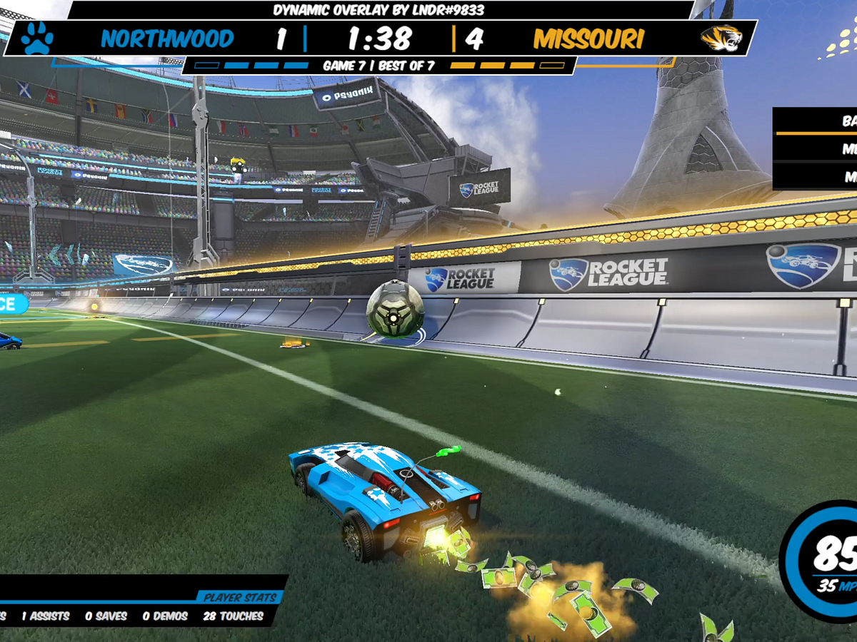 Custom Broadcast Overlay Rocket League by LNDR on Dribbble