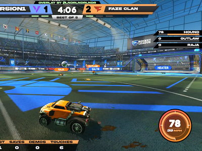 Custom Rocket League Overlay Casting