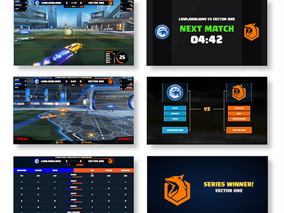 Animated Rocket League Scoreboard Overlays