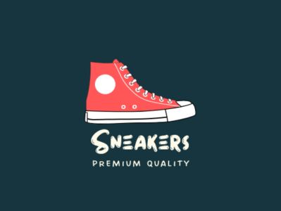 Sneakers branding design graphic design logo