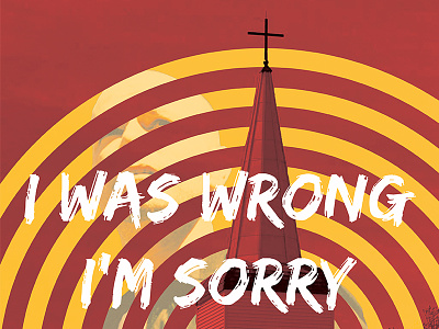 i was wrong poster concept