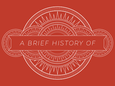 a brief history of design history emblem gentona logomark personal project