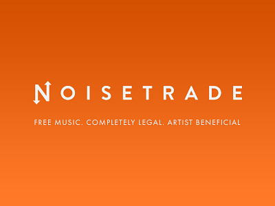Noisetrade Redesign Logo branding brandon concepts early stages grotesque logo logo design logomark