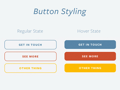 Button Styling buttons ui elements