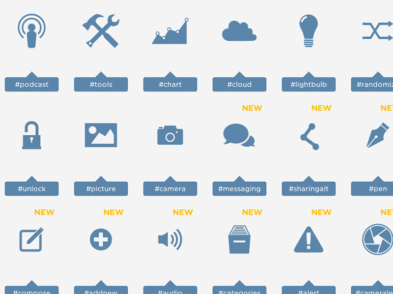 Just a Few Icons icons svg icon design freebie