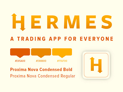 Hermes Ideas branding proxima nova proxima nova condensed ui design web applications