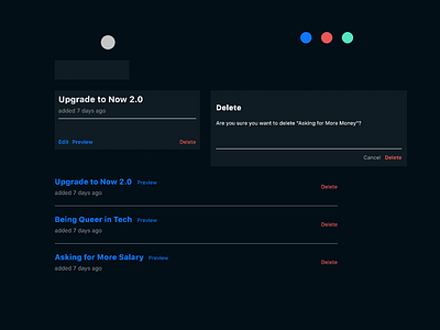 Playing with Dark Modes dark mode typography ui user interface