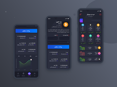 Cryptocurrency Wallet app apple bitcoin currency finance ir payment ui uidesign uiux ux