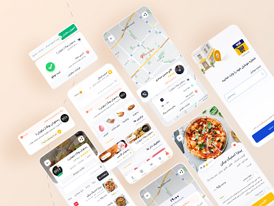 Food Order App app app food delivery delivery app delivery food diner fastfood food food app order lunch ober order order food ui