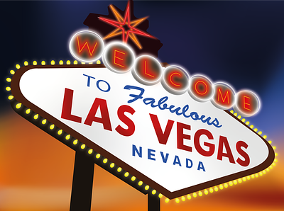 Las Vegas 2d design graphic design icons illustration logo vector