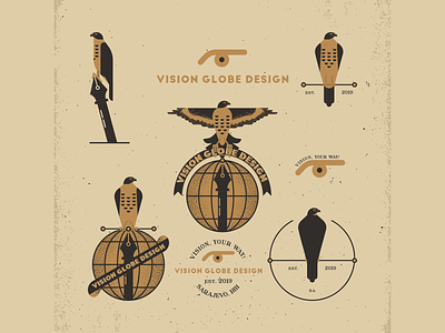 Personal Branding artist brand identity branding design digitalart digitaldesign graphicdesign hawk illustration illustrator logo retro vector vectorart vintage vision