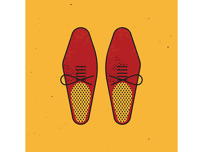 Red Shoes digitalart digitaldesign graphicdesign illustration illustrator red shoes retro retro art retro illustration shoes vector vintage art vintage illustration