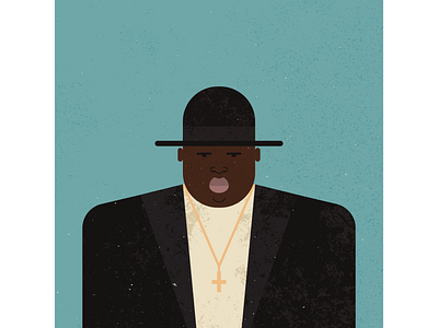 Biggie Smalls b.i.g. biggie biggie smalls digitalart digitaldesign graphicdesign hip hop illustration illustrator nyc rapmusic retro illustration texture vector vintage art