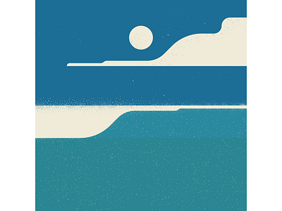 Ocean Waves digitalart digitaldesign geometric geometry graphicdesign illustration illustrator mid century ocean ocean waves retro illustration texture vector vintage illustration