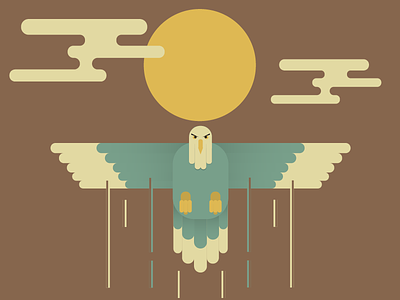 Eagle digitaldesign eagle flatdesign graphicdesign illustration illustrator vector vectordesign