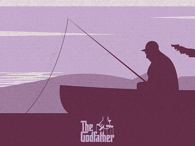 The Godfather/ Fredo s Death digitalart graphicdesign illustration illustrator mafia movie poster thegodfather vector