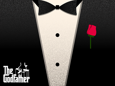 The Godfather/Don Corleone digitalart graphicdesign illustration illustrator mafia movie poster thegodfather vector