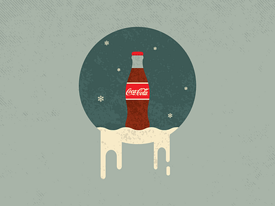 Coca Cola art artist cocacola coke digitalart drink graphicdesign illustration illustrator sarajevo vector winter