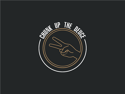 Chunk Up The Deuce artist branding design digitalart digitaldesign illustration logo logodesign logos mark vector