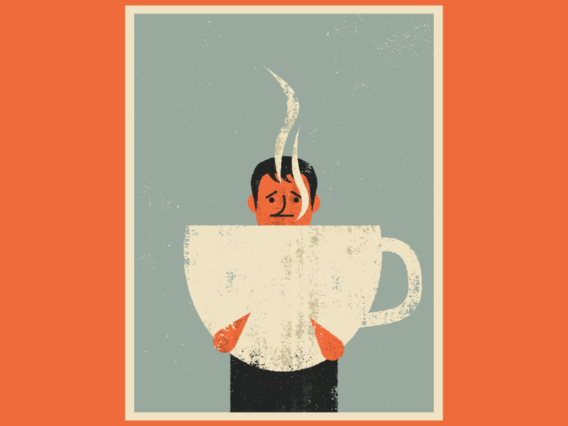 Coffee/Monday by Vision Grasp Art on Dribbble