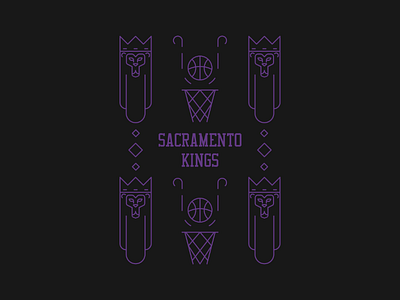 Sacramento Kings 2 artist design digitalart digitaldesign graphicdesign illustration illustrator logo mark nba sacramento kings vector vectorart