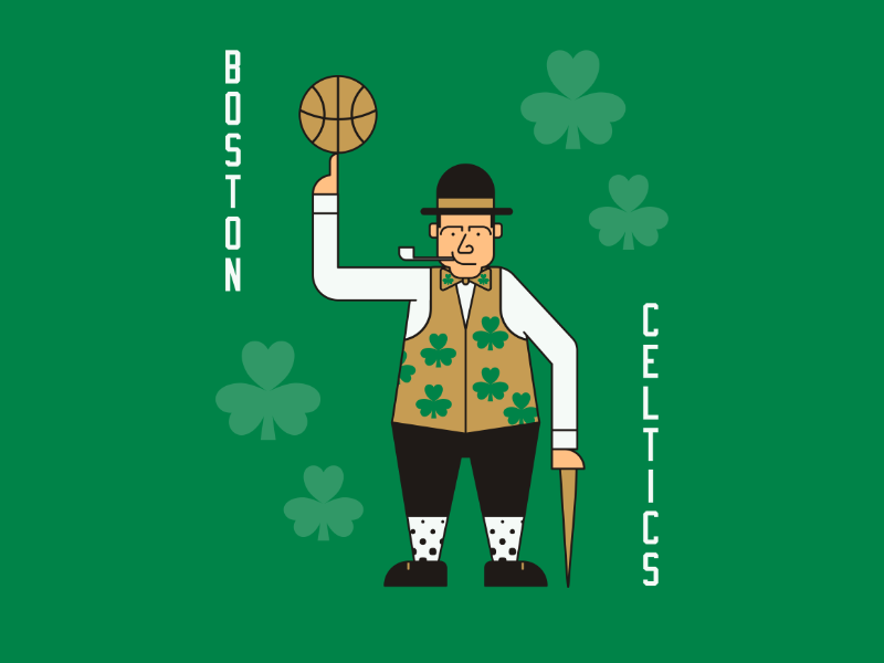 Boston Celtics By Vision Grasp Art On Dribbble