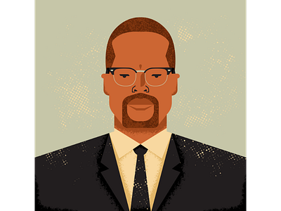 El-Hajj Malik El-Shabazz aka Malcolm X activist art artist black people design digitalart digitaldesign graphicdesign illustration illustrator malcolm x retro vector vectorart vintage