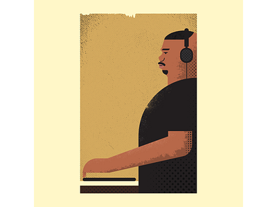 DJ Screw design digitalart digitaldesign dj screw graphicdesign hiphop houston illustration illustrator retro vector vectorart vintage