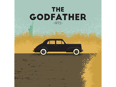 The Godfather artist design digitalart digitaldesign graphicdesign illustration illustrator movie retro the godfather vector vectorart vintage